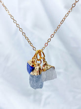 Strength Necklace Trio | Lapis Lazuli + Clear Quartz + Aquamarine