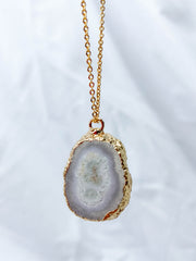 Grounding Duo | Agate Necklace + Earring