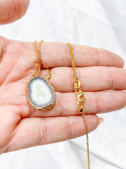 Grounding Duo | Agate Necklace + Earring
