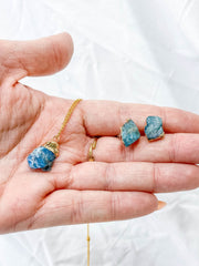 Manifestation Duo | Apatite Necklace + Earring