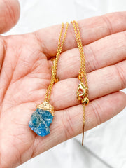 Manifestation Duo | Apatite Necklace + Earring