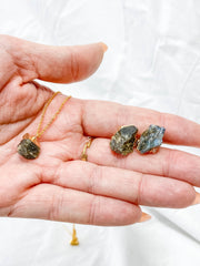 Courage Duo | Labradorite Necklace + Earring