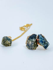 Courage Duo | Labradorite Necklace + Earring