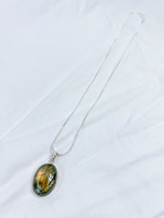 Labradorite Pendant Sterling Silver