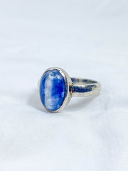 Blue Kyanite Ring Sterling Silver