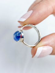 Blue Kyanite Ring Sterling Silver