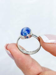 Blue Kyanite Ring Sterling Silver