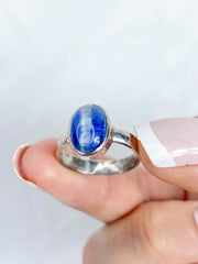 Blue Kyanite Ring Sterling Silver