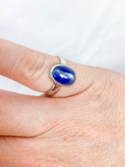 Blue Kyanite Ring Sterling Silver