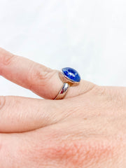 Blue Kyanite Ring Sterling Silver