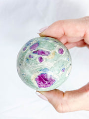 Ruby Fuchsite Sphere 288g