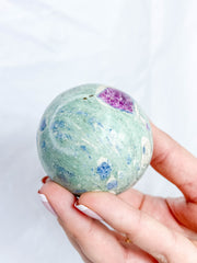 Ruby Fuchsite Sphere 288g