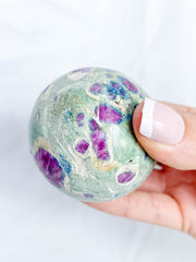 Ruby Fuchsite Sphere 288g