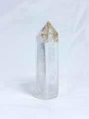 Clear Quartz Polished Point with Inclusions 50g