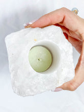 Clear Quartz Natural Candle Base