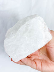 Clear Quartz Natural Candle Base