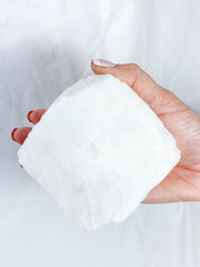 Clear Quartz Natural Candle Base