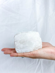 Clear Quartz Natural Candle Base