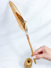 Gaia Healing Wand with Wooden Stand