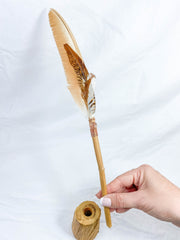 Gaia Healing Wand with Wooden Stand