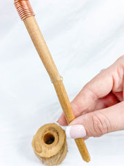 Gaia Healing Wand with Wooden Stand