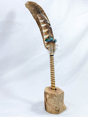 Gaia Healing Wand with Wooden Stand