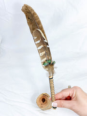 Gaia Healing Wand with Wooden Stand