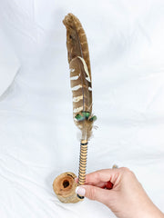 Gaia Healing Wand with Wooden Stand