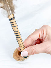 Gaia Healing Wand with Wooden Stand