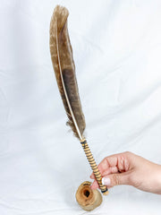 Gaia Healing Wand with Wooden Stand