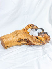 Wooden Mistletoe Tree Fertility Bowl 951g