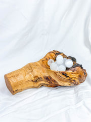 Wooden Mistletoe Tree Fertility Bowl 951g