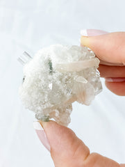 Glass Apophyllite Cluster 44g
