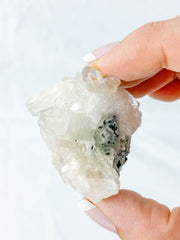 Glass Apophyllite Cluster 44g