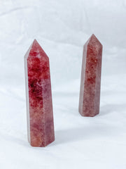 Strawberry Quartz Polished Points