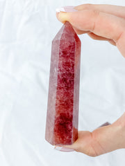 Strawberry Quartz Polished Points