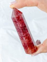 Strawberry Quartz Polished Points
