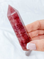 Strawberry Quartz Polished Points