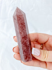 Strawberry Quartz Polished Points