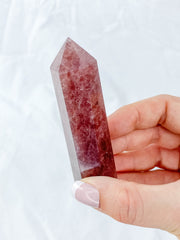 Strawberry Quartz Polished Points