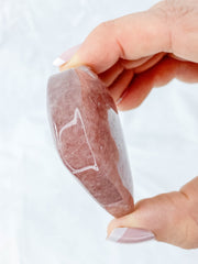 Strawberry Quartz Heart | Large