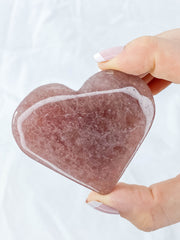 Strawberry Quartz Heart | Large