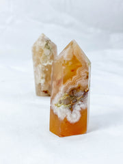 Flower Agate Polished Point | Small
