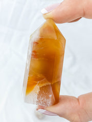 Flower Agate Polished Point | Small