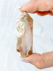 Flower Agate Polished Point | Small
