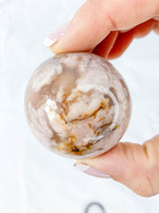 Flower Agate Sphere | Medium