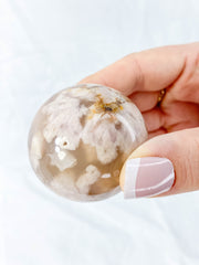 Flower Agate Sphere | Medium