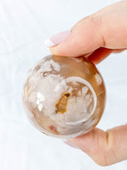 Flower Agate Sphere | Large