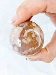 Flower Agate Sphere | Large