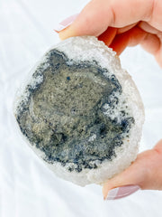 Apophyllite Glass Cluster Inclusions 148g